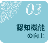 認知機能の向上